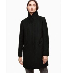 Wilfred Wool Cocoon Black Coat Sz XXS